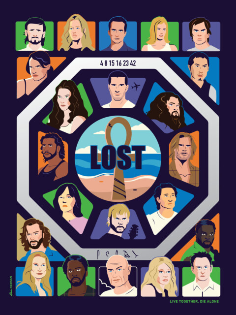 Live Together, Die Alone – LOST Poster