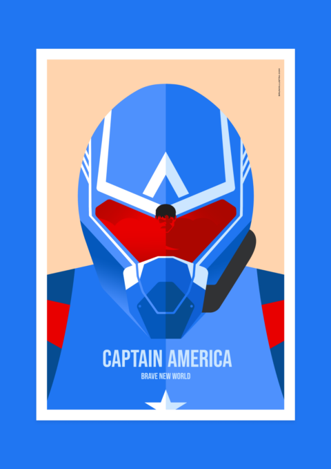 Captain America: Brave New World Minimalist Poster