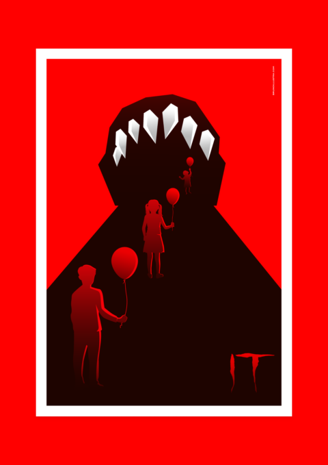 IT: A Masterpiece of Fear Minimalist Poster