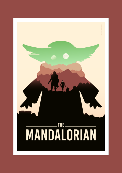 The Mandalorian Minimalist Poster