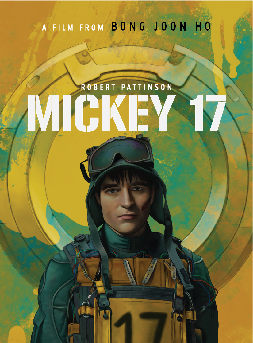 Mickey 17 2025  Poster By Rebecca Colling