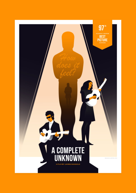 A Complete Unknown Minimalist Poster