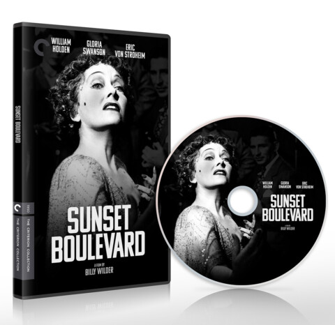 Sunset Boulevard (Billy Wilder, 1950) DVD case and disc.