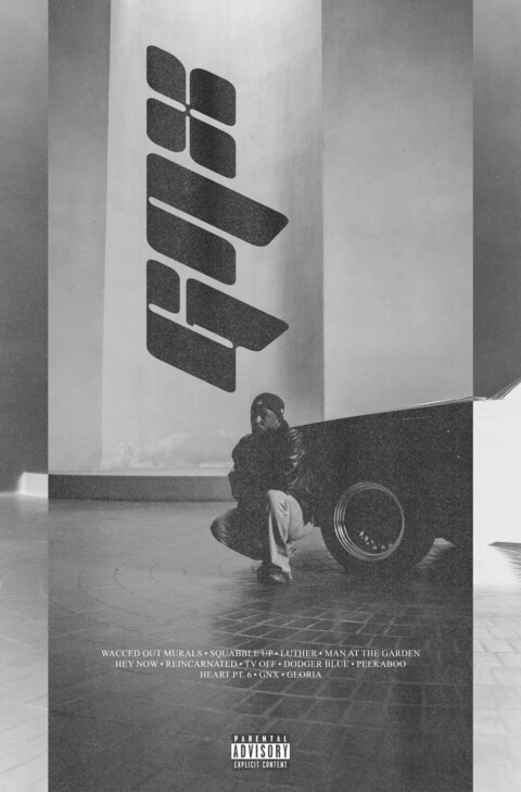 tribute poster design for GNX by Kendrick Lamar
