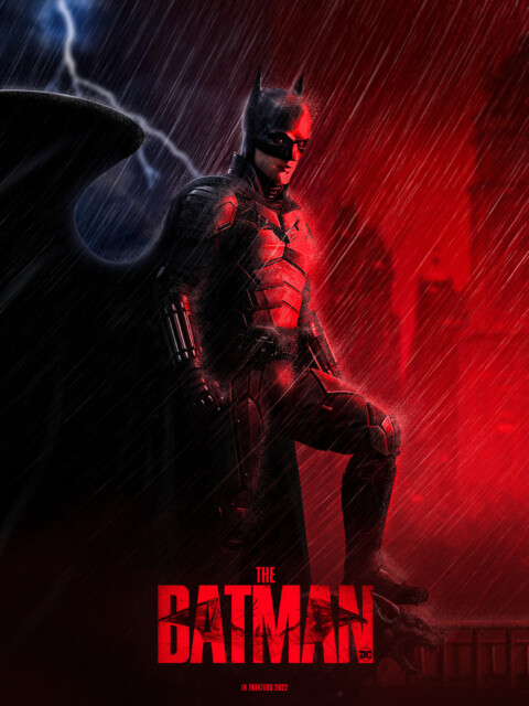NEW The Batman (2022) Fan Art Poster Home Decor, Wall Art