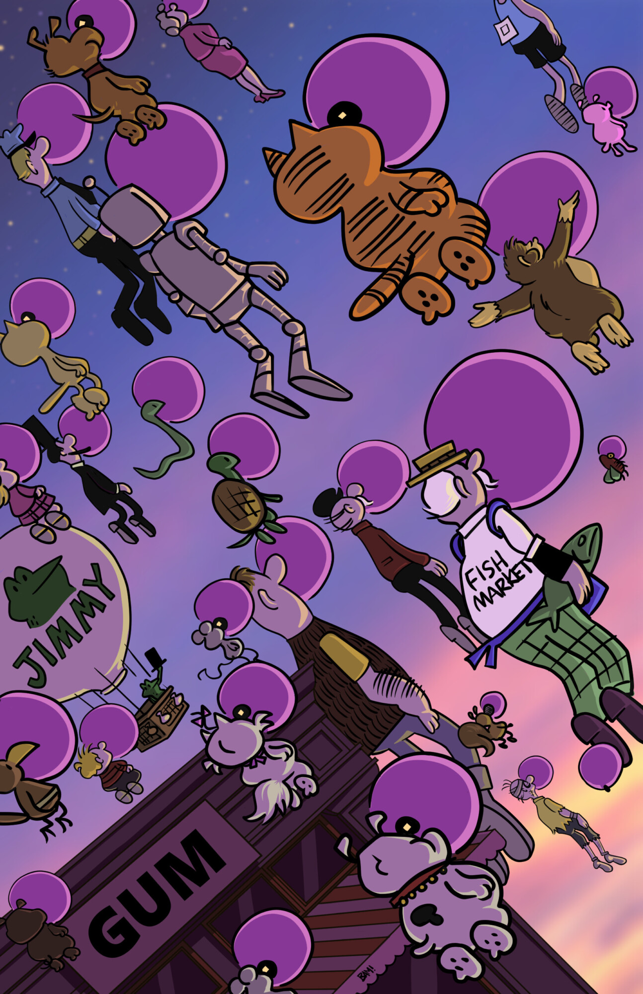 Heathcliff – Gum Poster
