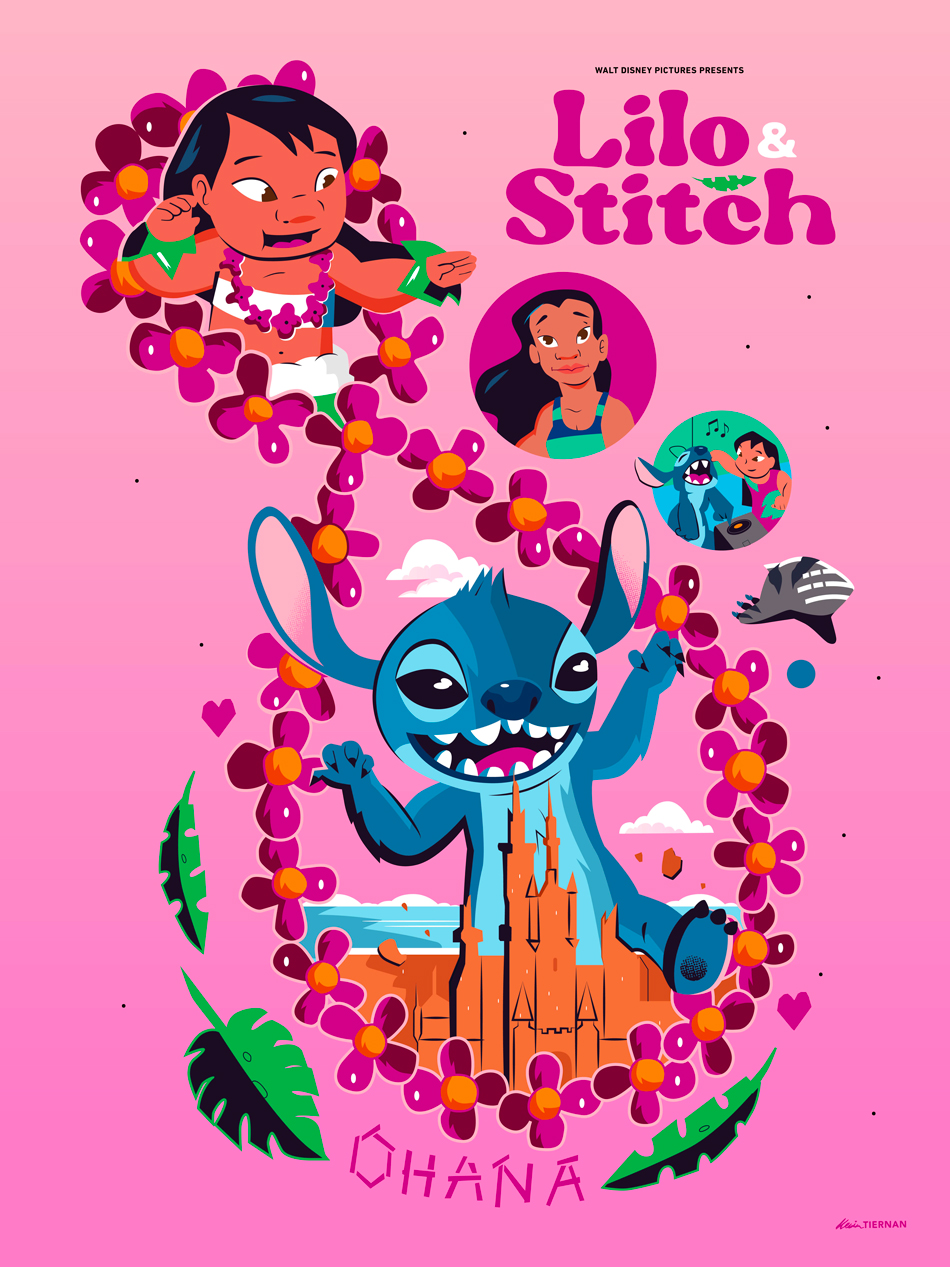 Ohana! Lilo & Stitch Poster