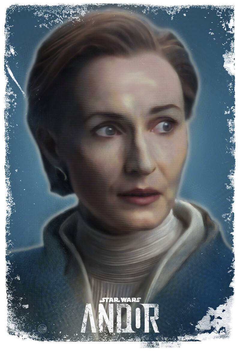 Andor, Season 2 | Mon Mothma | Poster By Designomatt