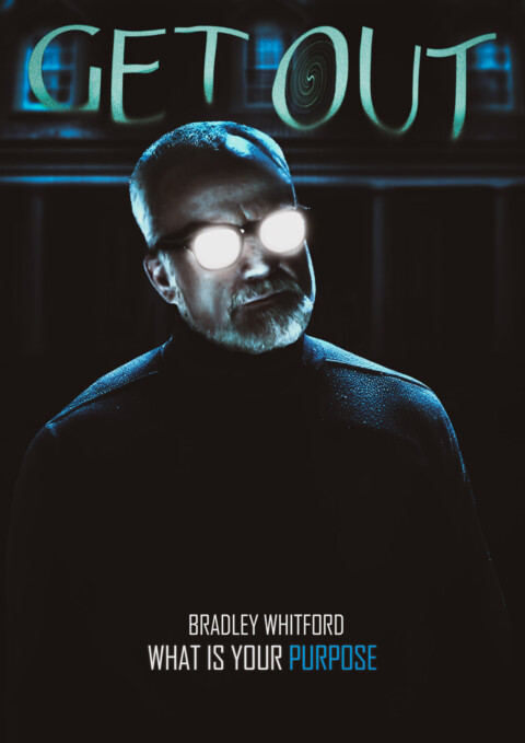 GET OUT — A Psychological Horror Poster Series