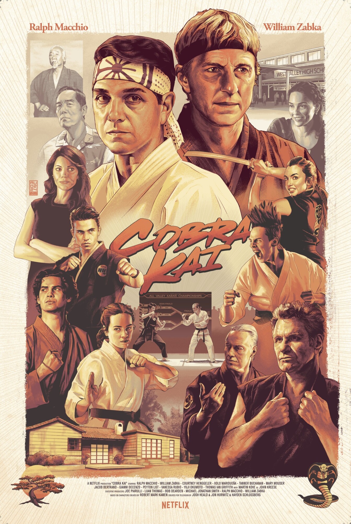 Cobra Kai! | Poster By Aurelio Lorenzo