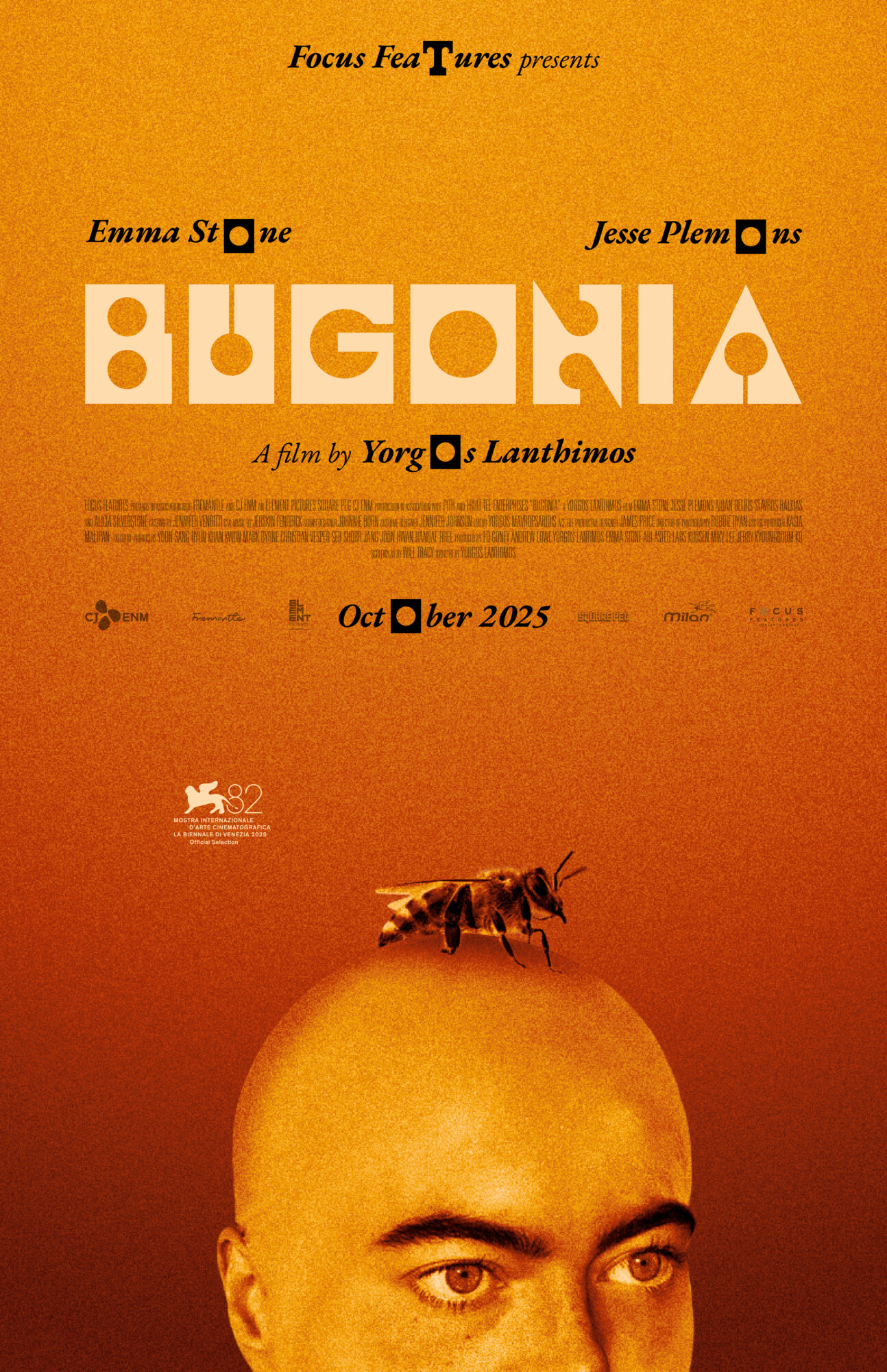 Bugonia critical acclaim poster design
