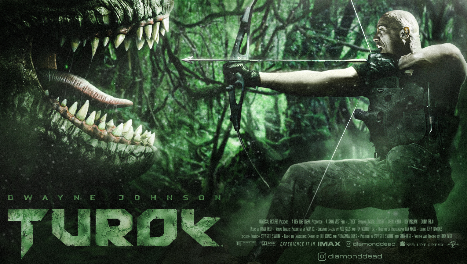 Turok Starring Dwayne Johnson | Poster By Diamonddead