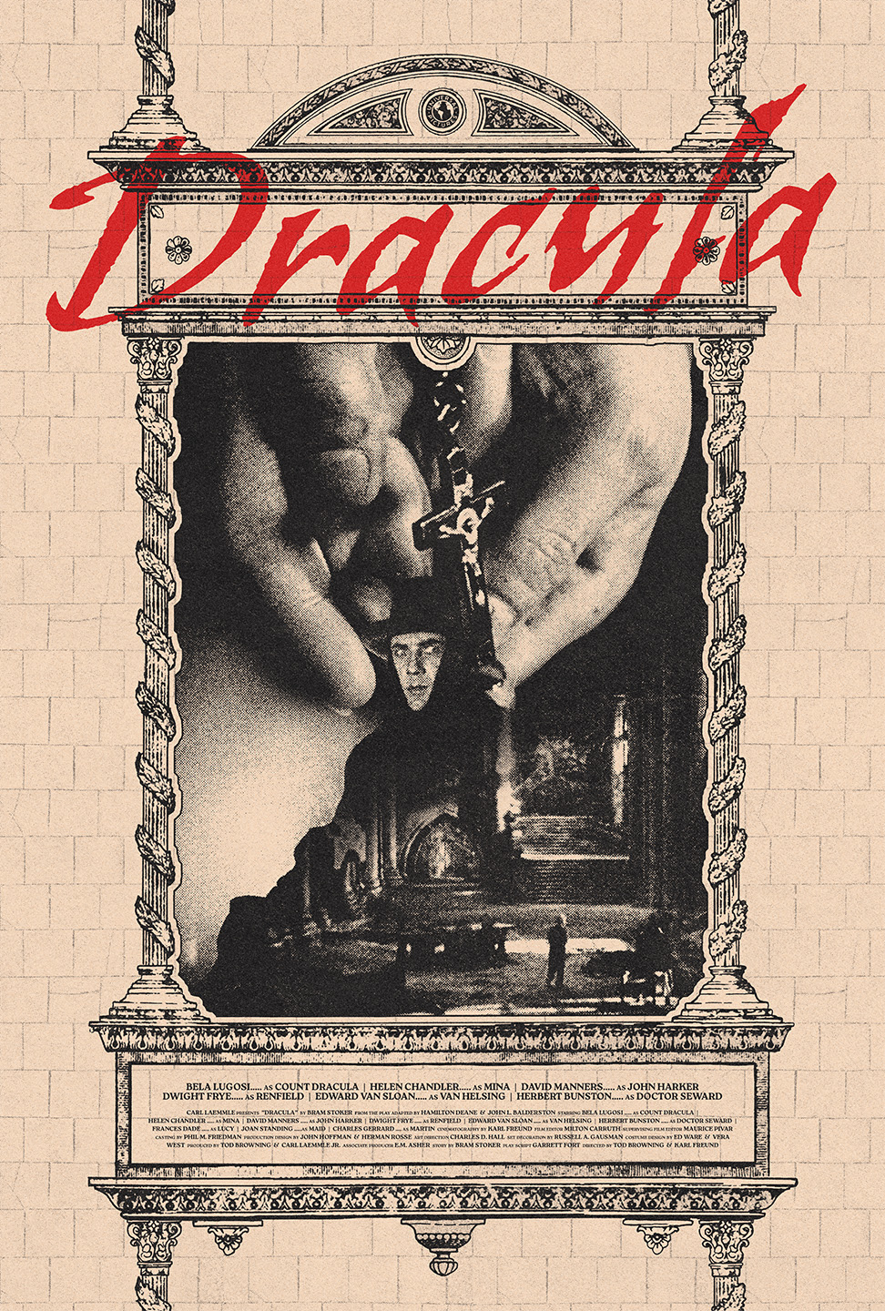 Dracula 1931 Poster By Callum Mullin