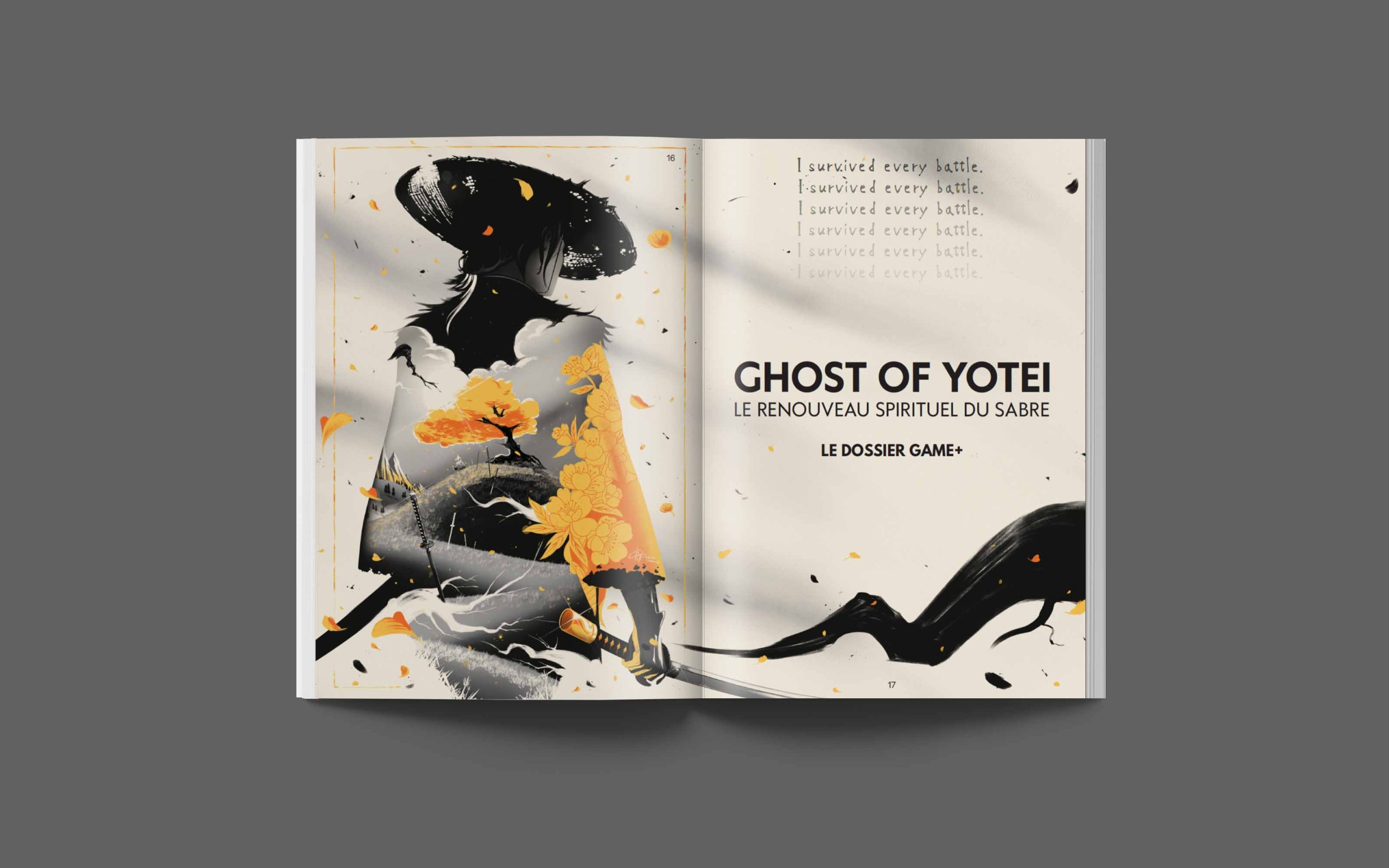 GHOST OF YOTEI B2ポスター 3枚セット 非売品 Ghost of Yotei - Poster Wall Decor, Game Poster,gaming Poster 2025