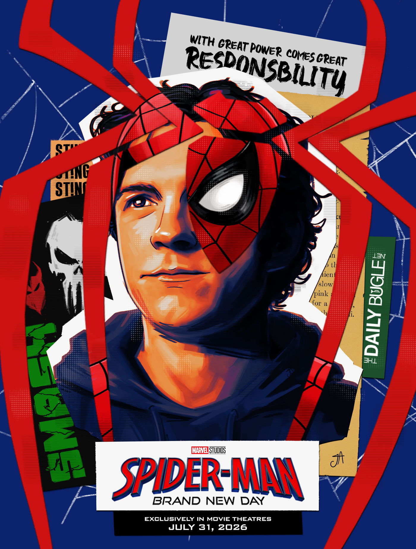 Spider Man Brand New Day Poster By Jimmyarts2009