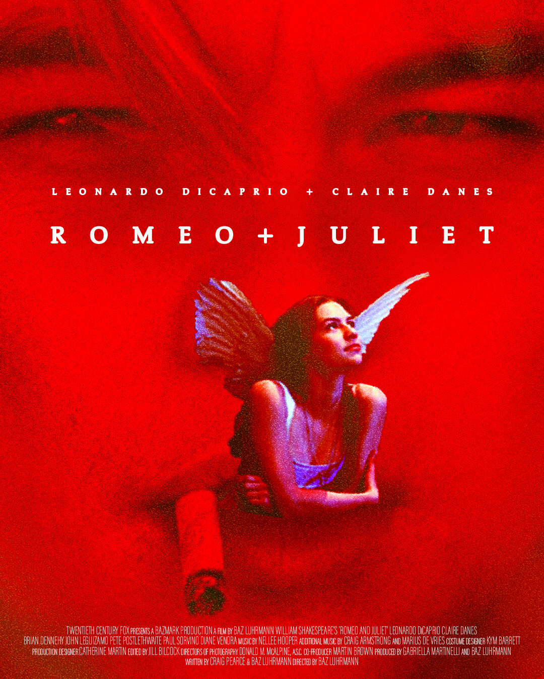 Romeo + Juliet (Baz Luhrmann, 1996) | Poster By AdoredByAddie, image size:1080x1347