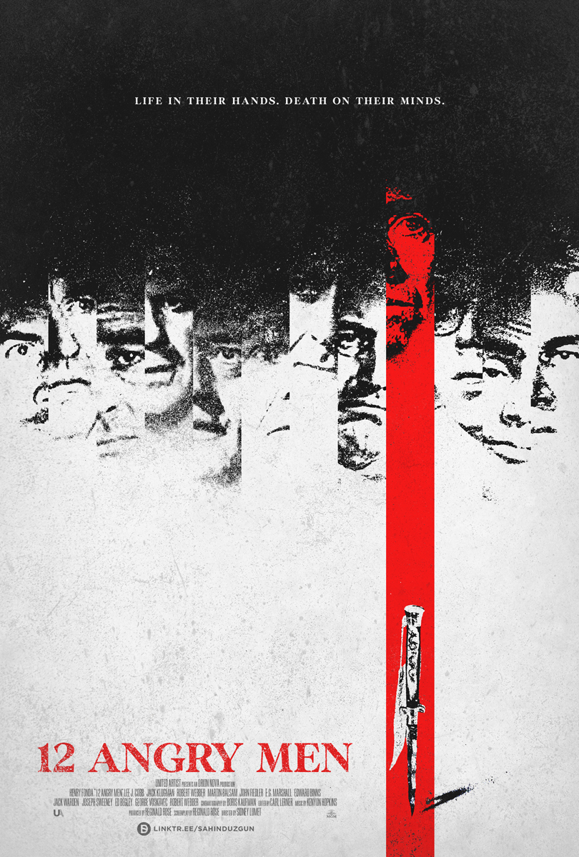 12 ANGRY MEN (1957) | Poster By SahinDuezguen