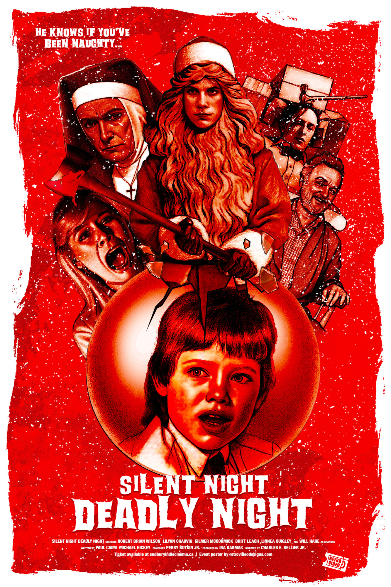 Silent Night Deadly Night | Poster By Mark Gibeault
