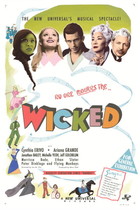 Wicked (2024) & Wicked: For Good (2025) – Australian One Sheet variant