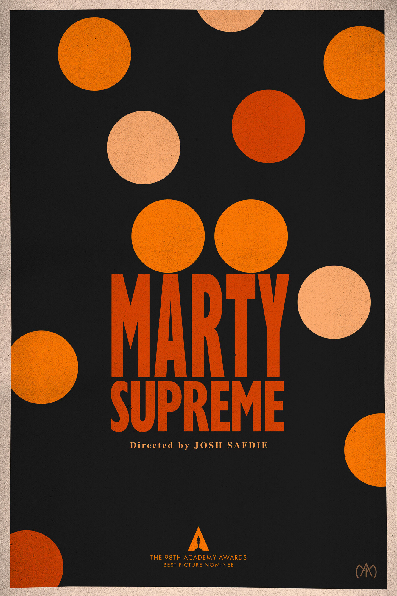 Marty Supreme Poster By AMIN Designs