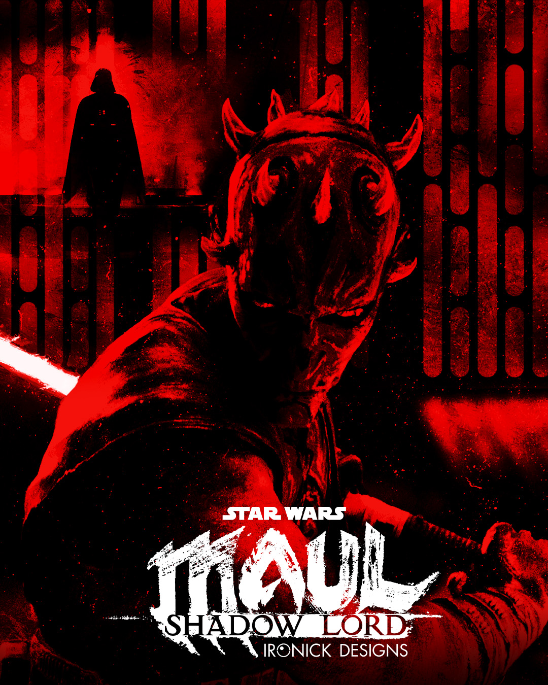 Star Wars: Maul Shadow Lord | Poster By Ironick Designs