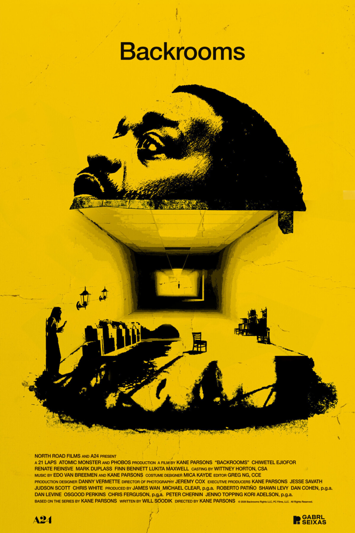 Backrooms (2026) - Poster alternatif oleh GabrlSeixas